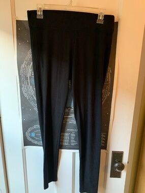 Sonoma Black Women's Leggings with Wide Waistband, M